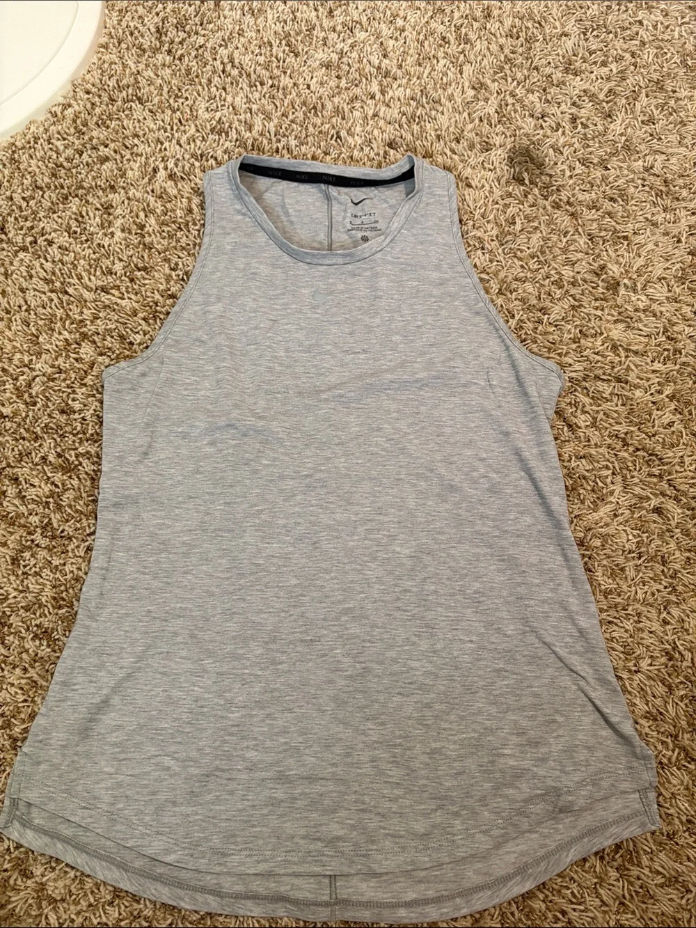 Nike Light Gray Women’s Athletic Tank Top